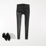 Stretchy Leather Pants