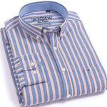 Plaid/Striped Oxford Dress Shirt