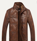 Leather Jacket (faux fur)